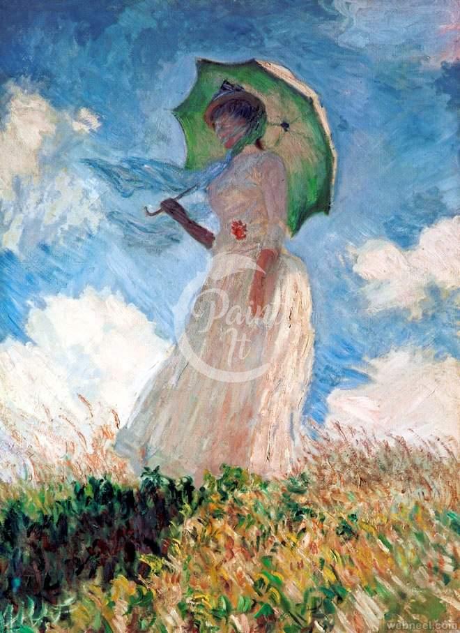 Woman with parasol