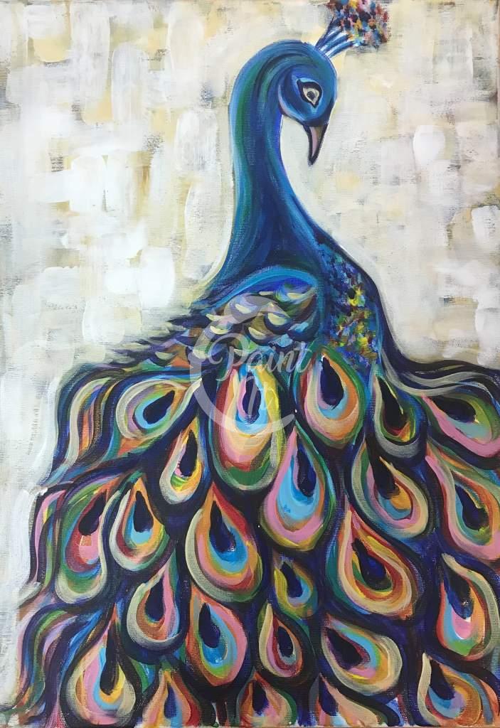 Luminous Peacock