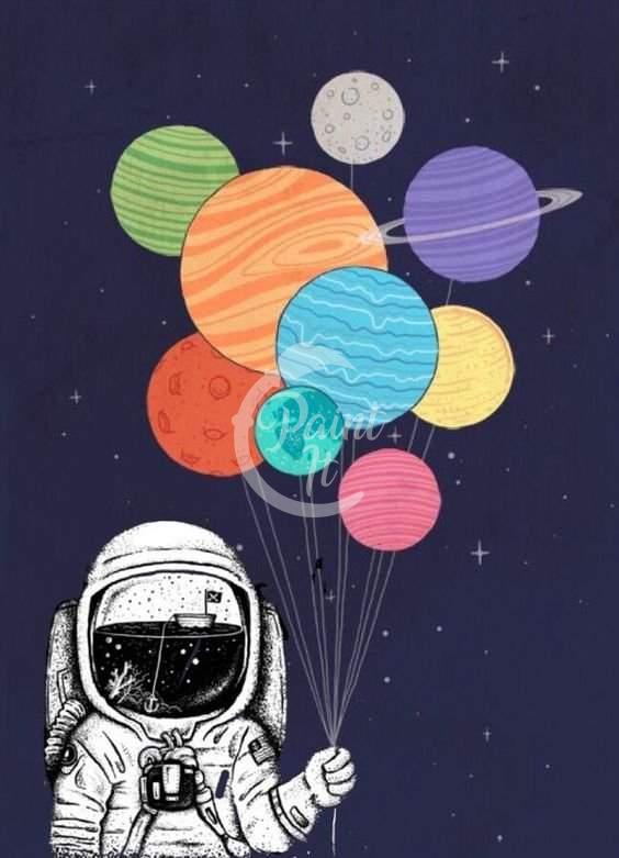 The Spaceman's Trip with Balloon