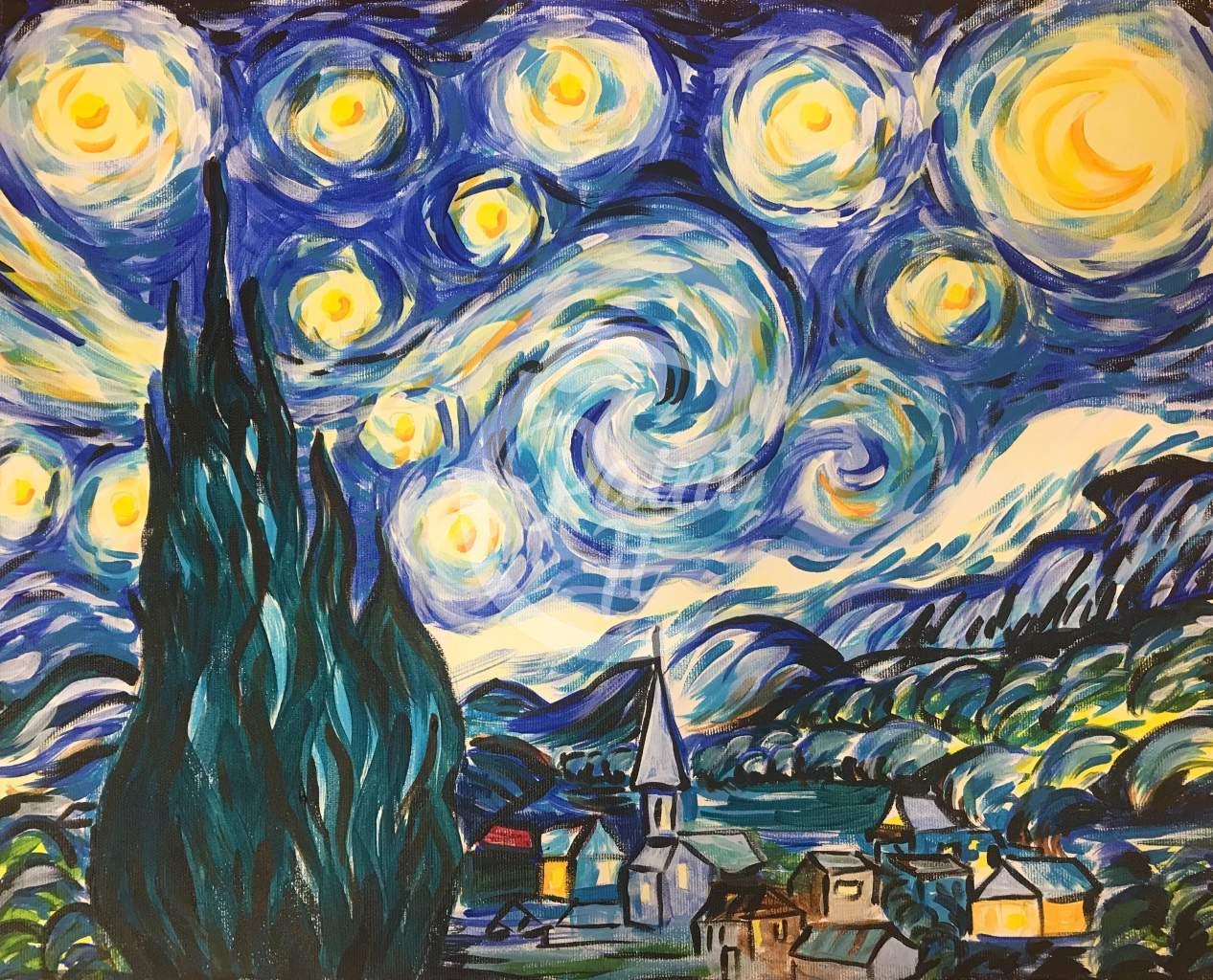 Die Sternennacht Vincent Van Gogh