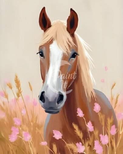 Horse in the meadow