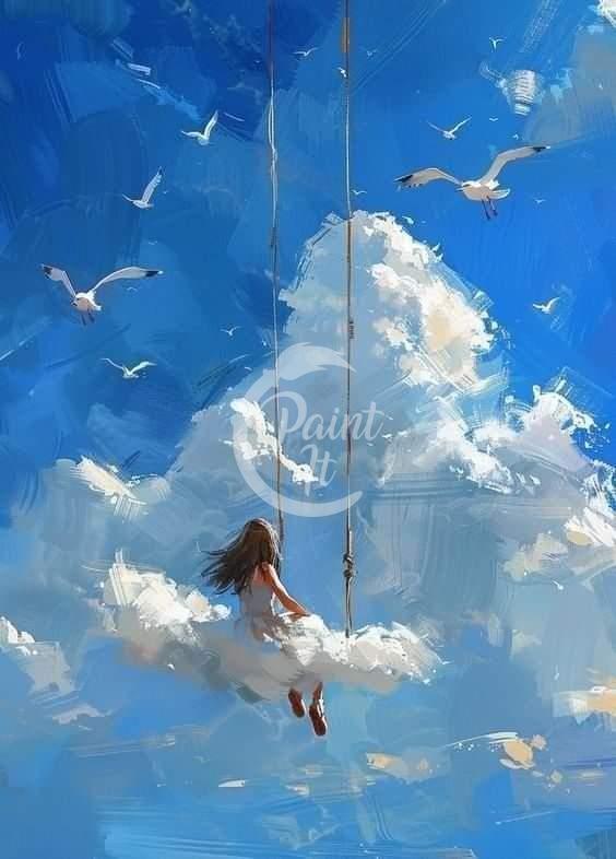 Swing above the clouds 
