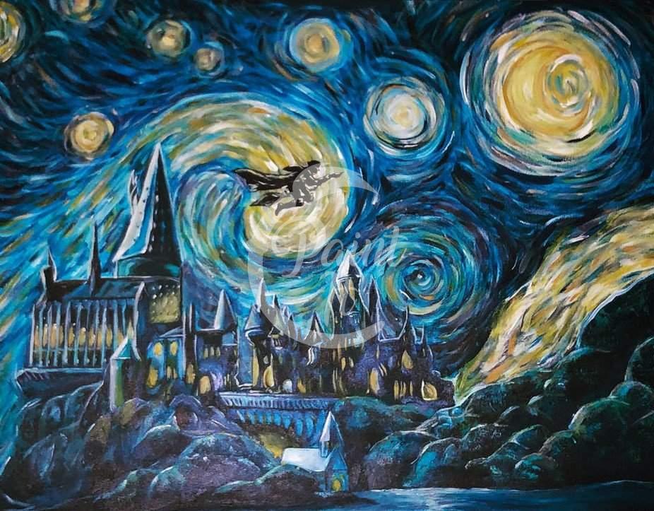 Starry Night in the Magic World